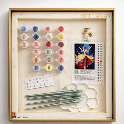 Mountain Idyll – Paint by Numbers Canvas Kit