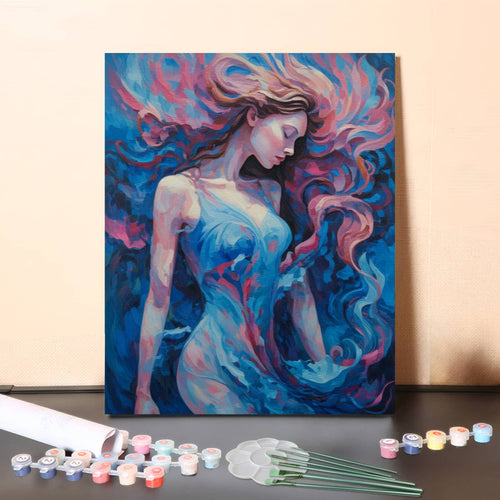 Sleeping Beauty Portrait – Paint by Numbers Canvas Kit