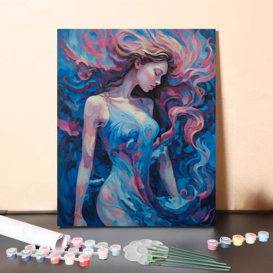 Sleeping Beauty Portrait – Paint by Numbers Canvas Kit