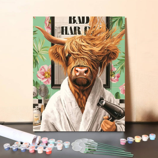 Bad Hair Day – Paint by Numbers