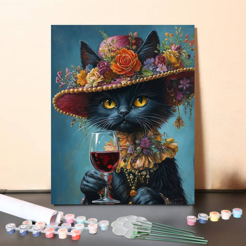 Midnight Elegance – Paint by Numbers