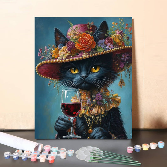 Midnight Elegance – Paint by Numbers