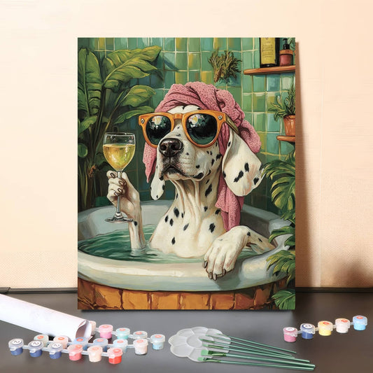 Spa & Sip – Paint by Numbers