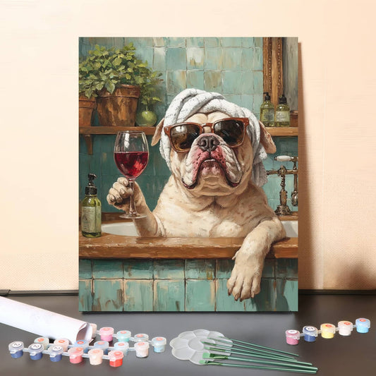 Soak & Sip – Paint by Numbers