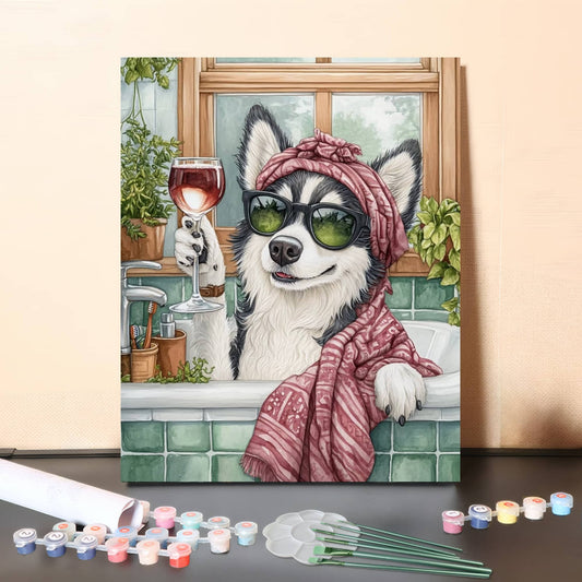 Bath Time Bliss – Paint by Numbers