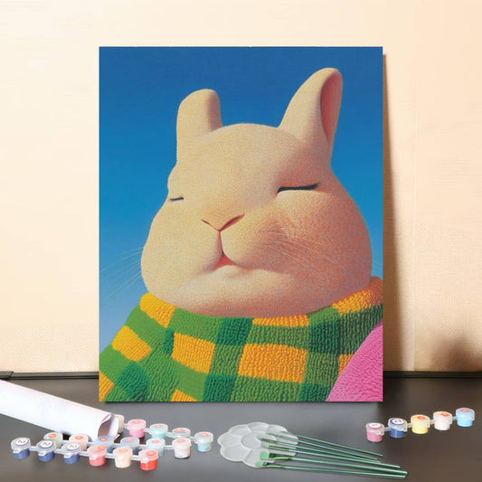 Soft Bunny Dreams – Paint by Numbers