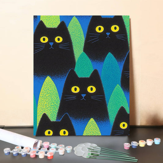 Midnight Watchers – Paint by Numbers