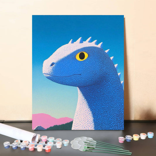 Blue Guardian – Paint by Numbers