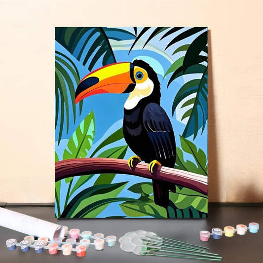 Tropical Toucan – Paint by Numbers