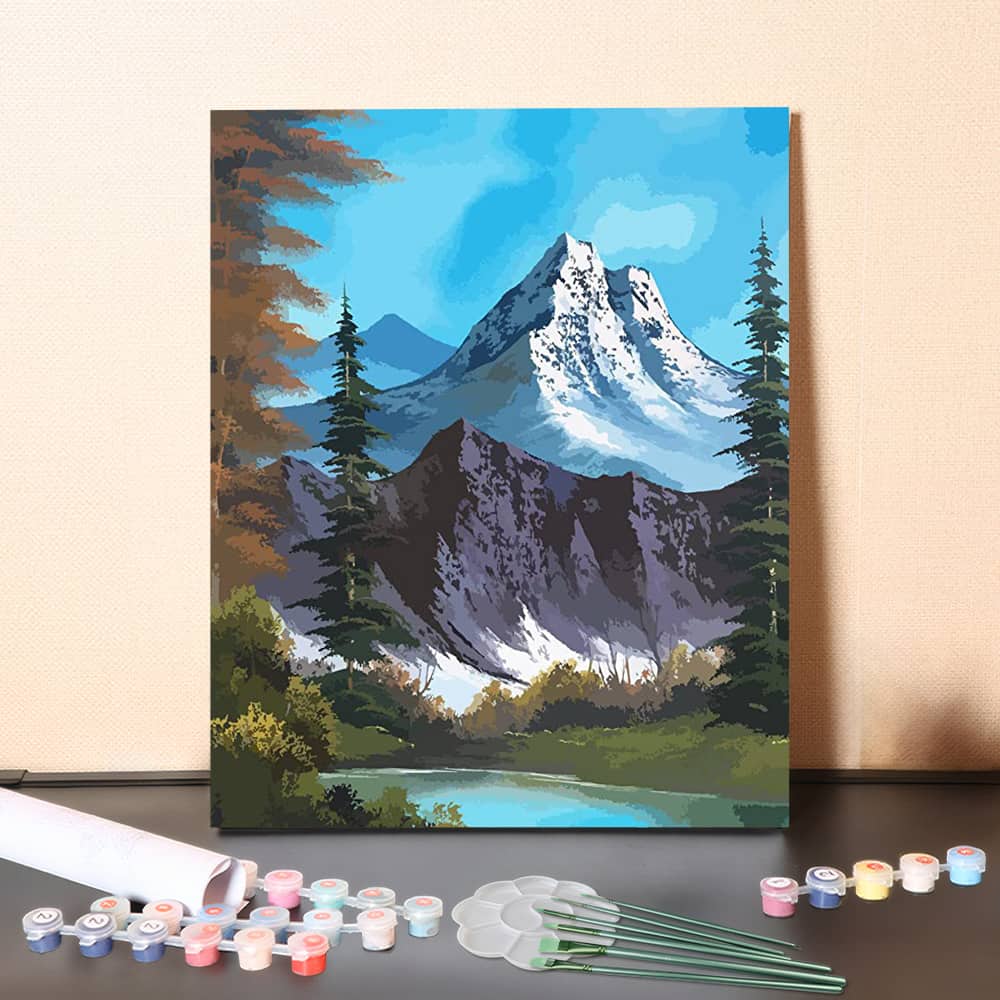 The Glacier – Paint by Numbers Canvas Kit