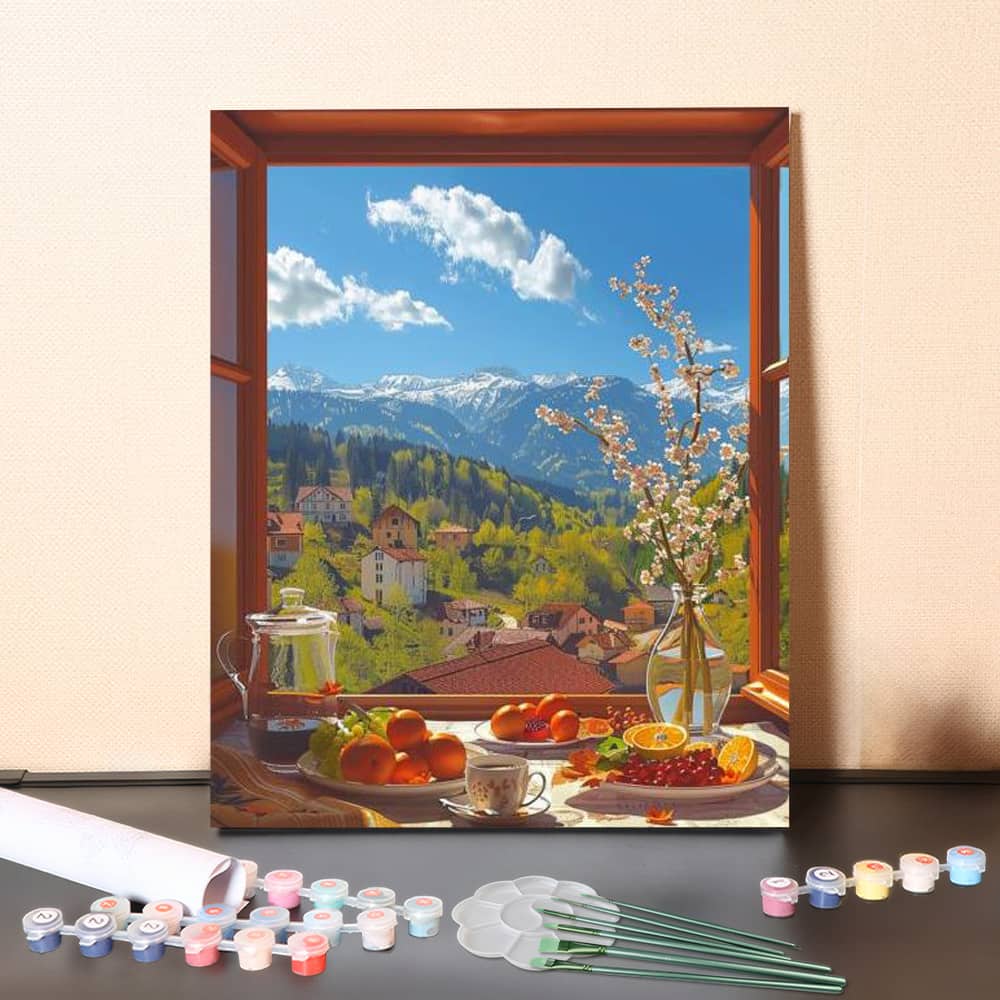 Dreamy View – Paint by Numbers Canvas Kit