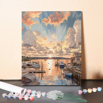 Dance of Clouds – Paint by Numbers Canvas Kit