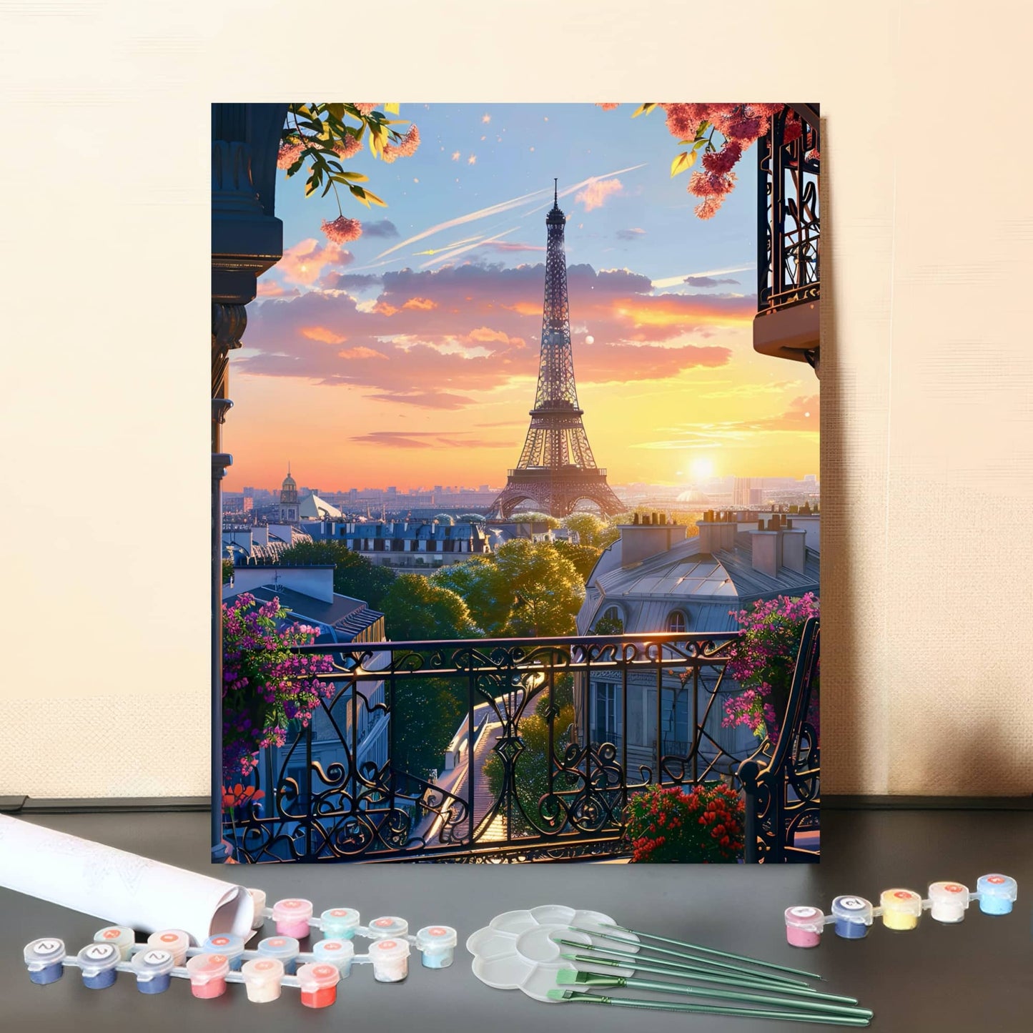 Paris Romance – Paint by Numbers Canvas Kit