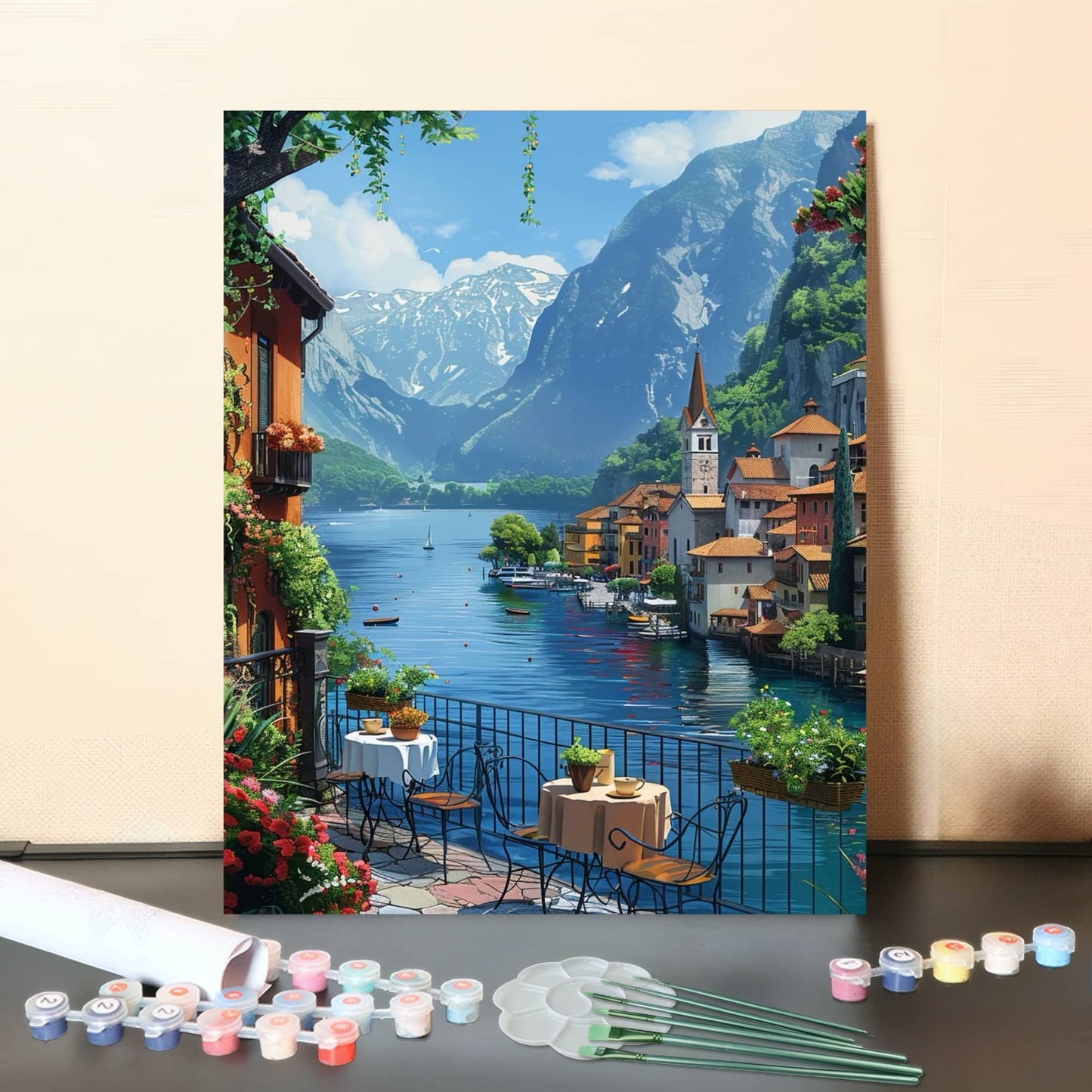 By the Lakeshore – Paint by Numbers Canvas Kit