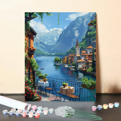 By the Lakeshore – Paint by Numbers Canvas Kit