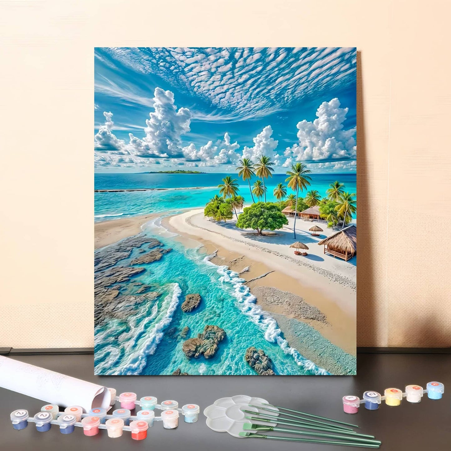 Dream Beach – Paint by Numbers Canvas Kit