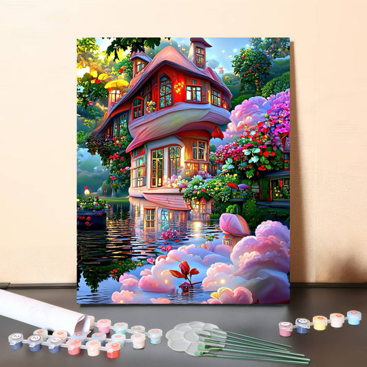 Fairytale House – Paint by Numbers Canvas Kit