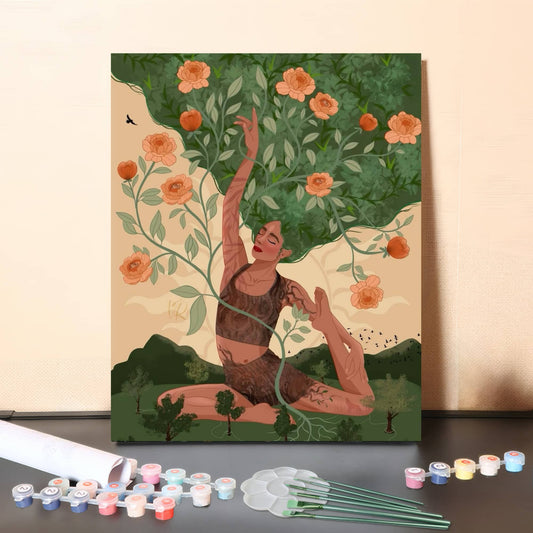 Nature Spirit – Paint by Numbers Canvas Kit