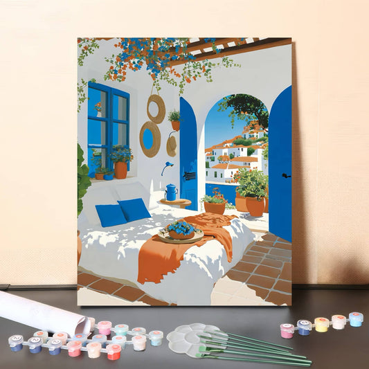 Summer Morning – Paint by Numbers Canvas Kit