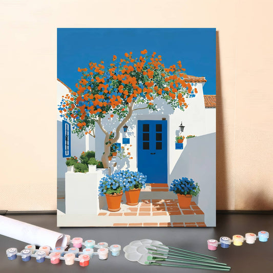 Garden Gate – Paint by Numbers Canvas Kit