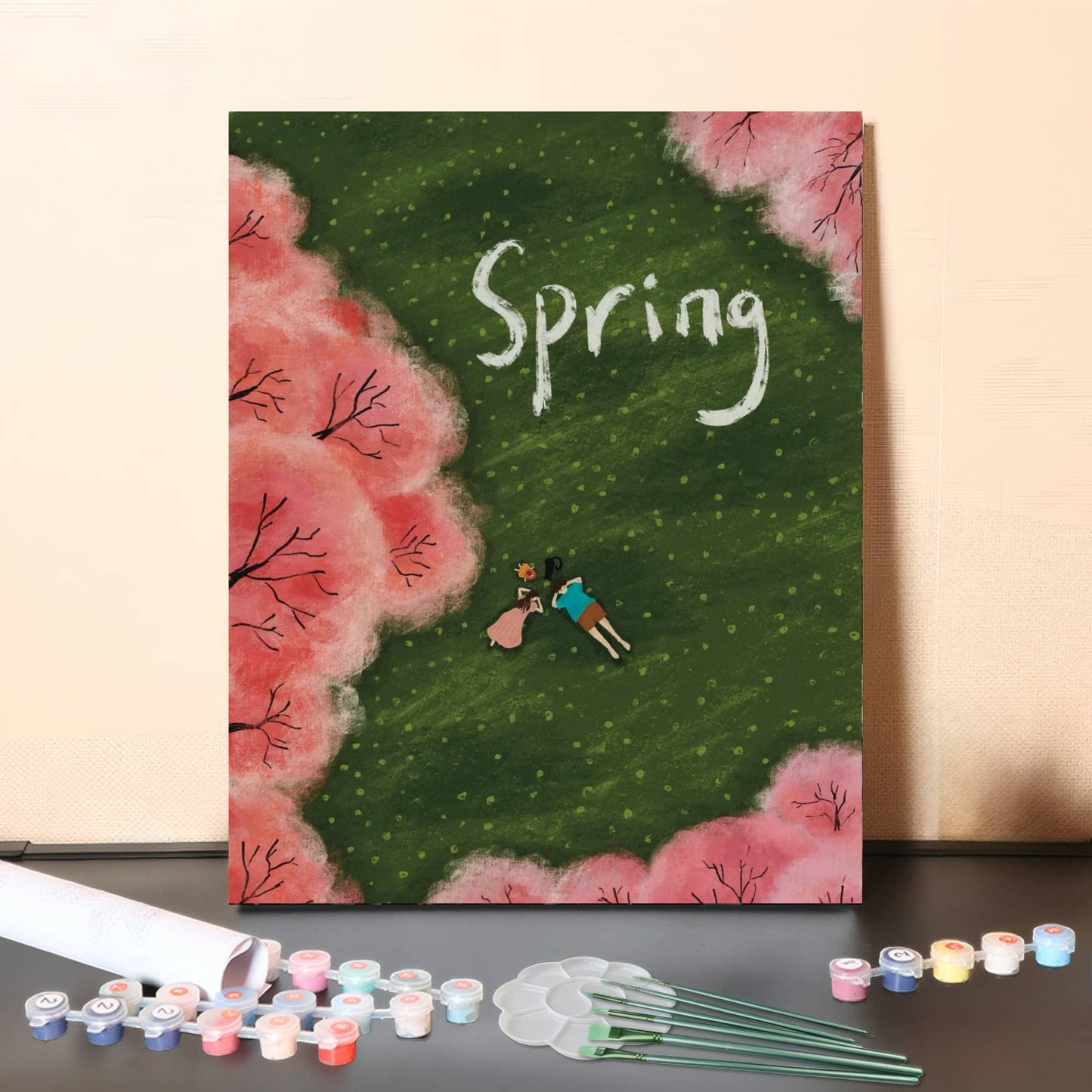 Spring Dream – Paint by Numbers Canvas Kit