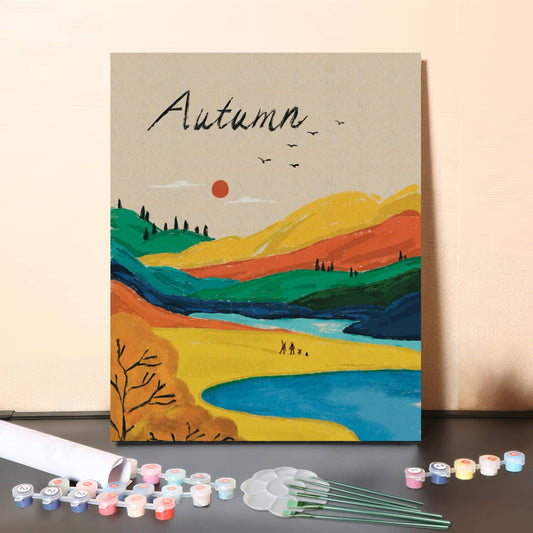 Autumn Dream – Paint by Numbers Canvas Kit