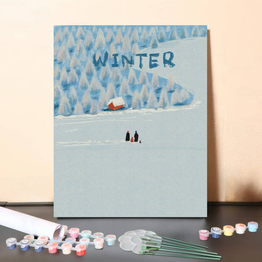 Winter Dream – Paint by Numbers Canvas Kit