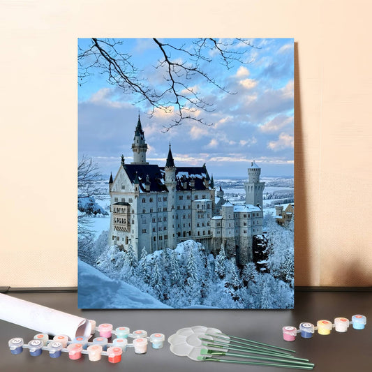 Fairytale Castle – Paint by Numbers Canvas Kit