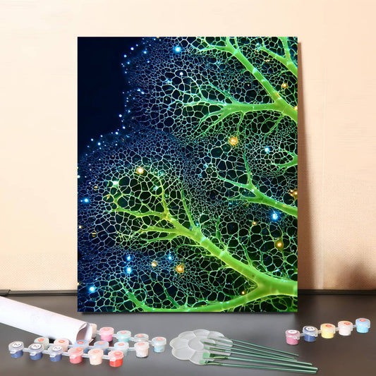 Light Veins – Paint by Numbers Canvas Kit