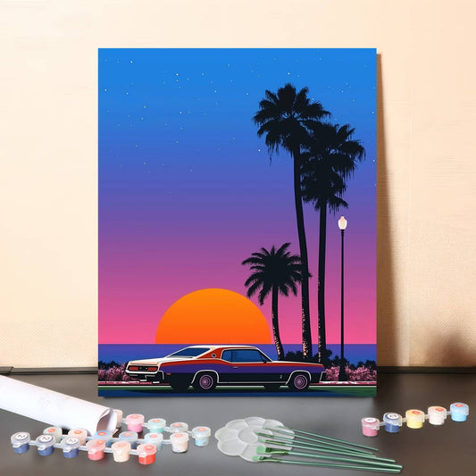 Coastal Light – Paint by Numbers Canvas Kit