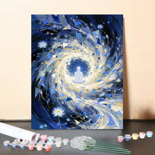Soul Vortex – Paint by Numbers Canvas Kit
