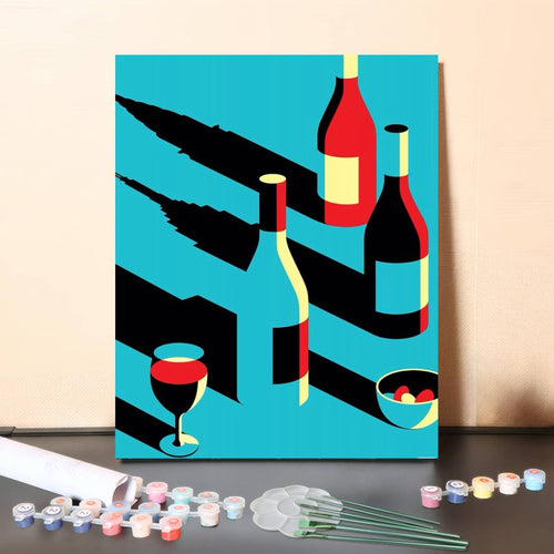 Shadow Wine – Paint by Numbers Canvas Kit