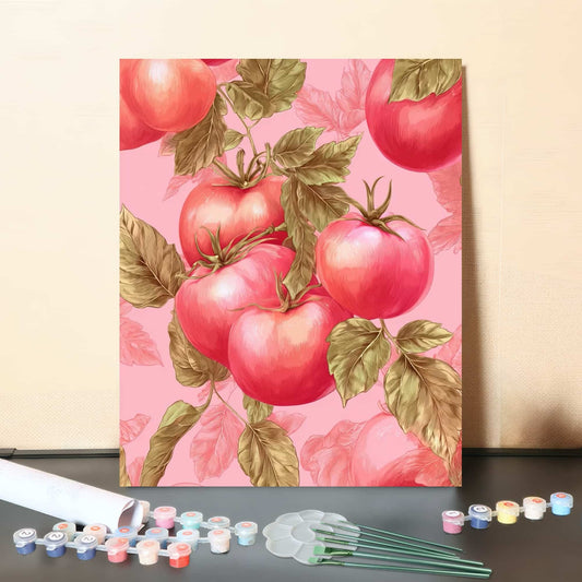 Rose Tomatoes – Paint by Numbers Canvas Kit