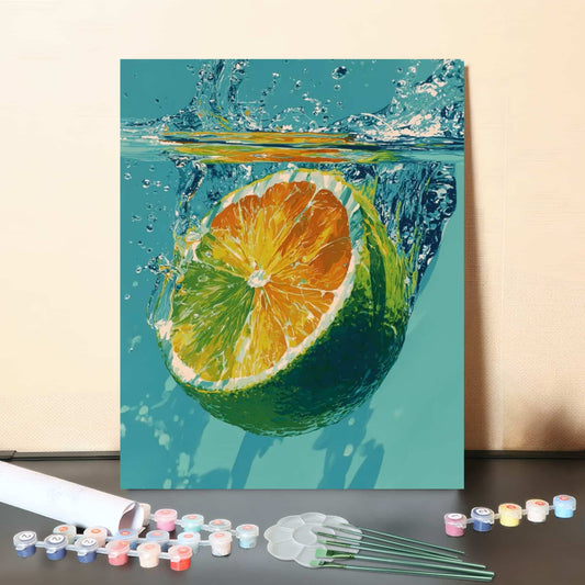 Splash – Paint by Numbers Canvas Kit