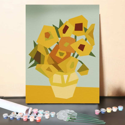 Sunflowers – Paint by Numbers Canvas Kit