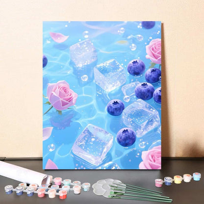 Blueberry – Paint by Numbers Canvas Kit