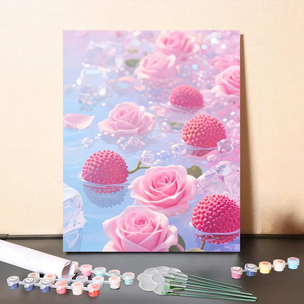 Lychee – Paint by Numbers Canvas Kit