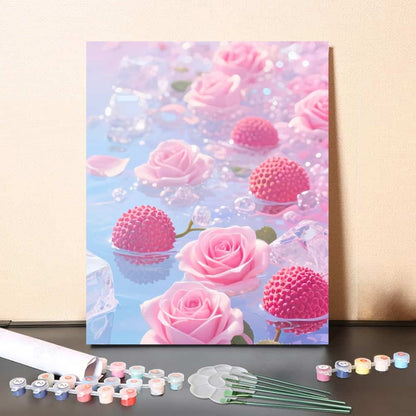 Lychee – Paint by Numbers Canvas Kit
