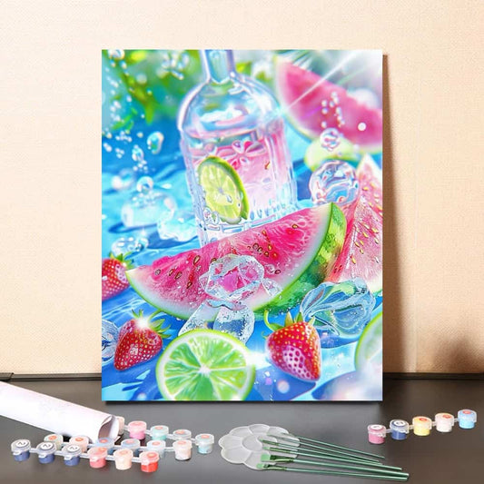 Watermelon – Paint by Numbers Canvas Kit