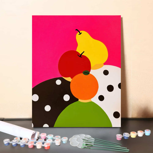 Fruit Pop – Paint by Numbers Canvas Kit