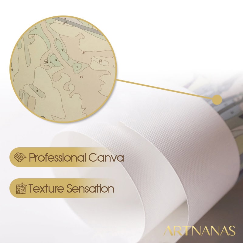 Happy Sunflower – Paint by Numbers Canvas Kit