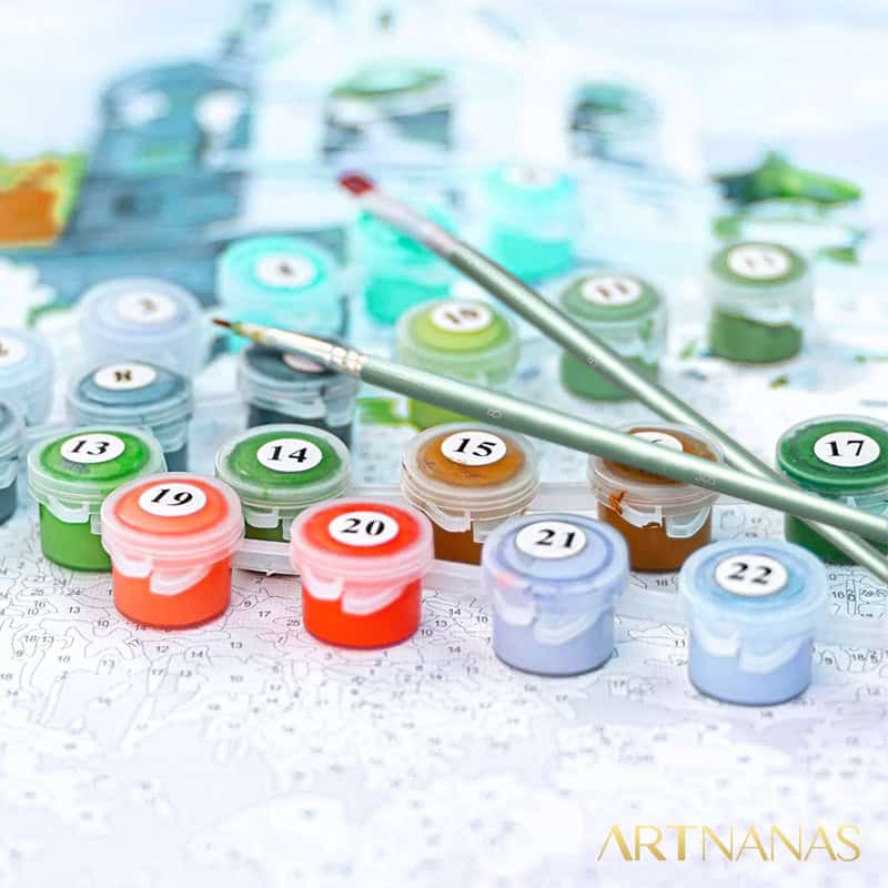 Strawberry Meadow – Paint by Numbers Canvas Kit