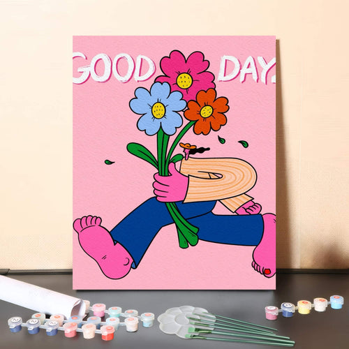 A Happy Walk – Paint by Numbers