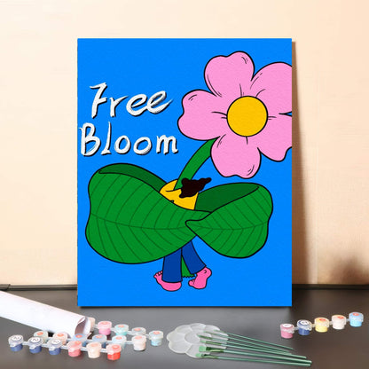 Free Bloom – Paint by Numbers