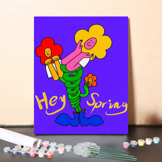 Hey Spring – Paint by Numbers